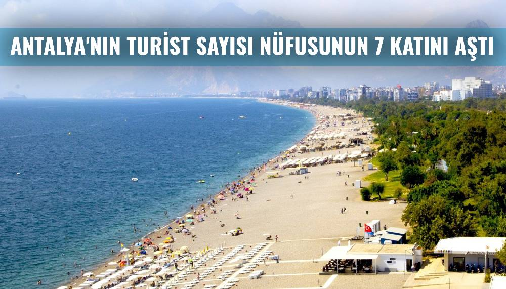 Antalya'da turist sayısı artıyor, ödenek yerinde sayıyor 