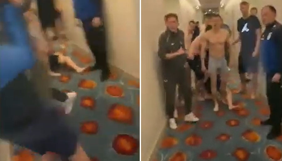 Rus ve Ukraynalı futbolcular Antalya’daki otelde birbirine girdi