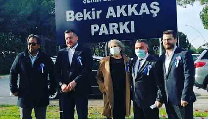 Bekir Akkaş'ın ismi Belek'teki parka verildi