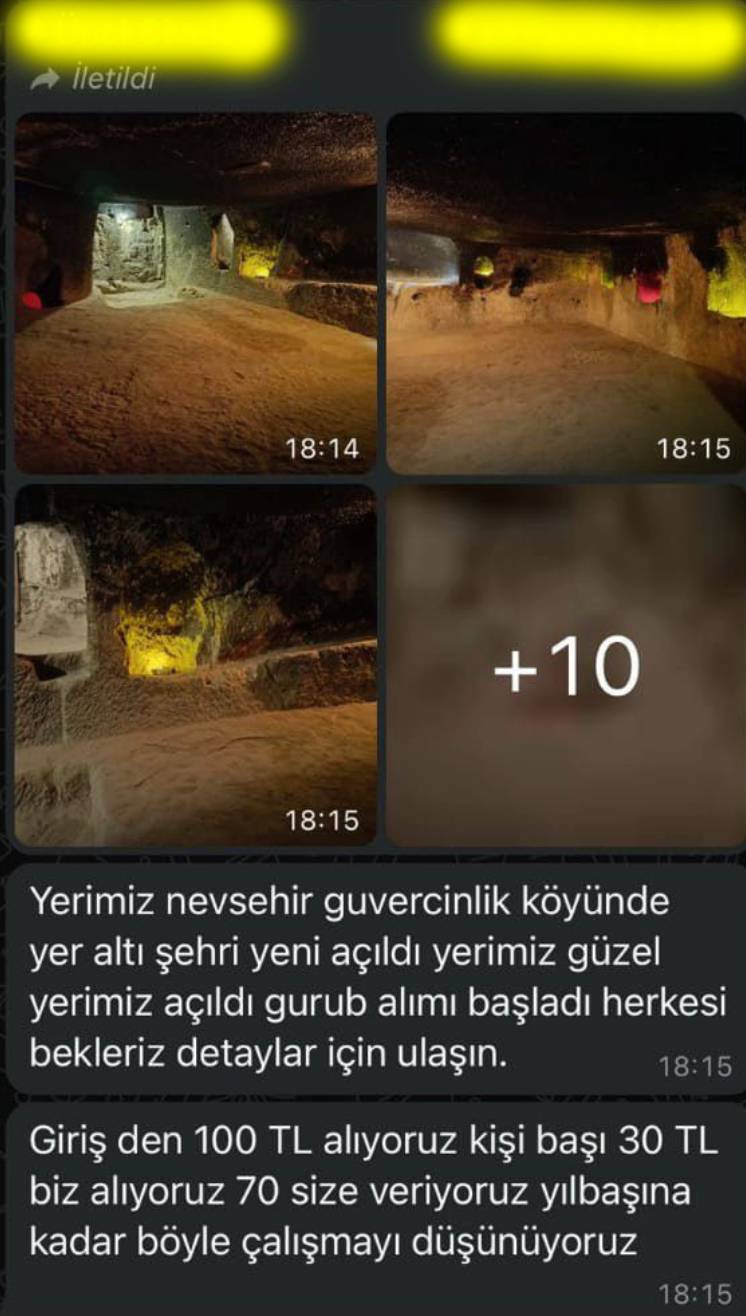 Kapadokya Sahte Yeraltı Şehri